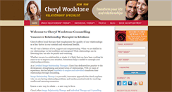 Desktop Screenshot of cherylwoolstonecounselling.com